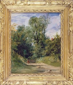A Wooded Lane, c.1825 (değirmen tahtasında yağ)